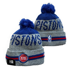 Detroit Pistons NBA Knit Beanie Hats YD 1