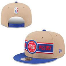 Detroit Pistons NBA Snapbacks Hats TX 09