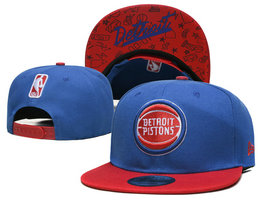Detroit Pistons NBA Snapbacks Hats YS 02