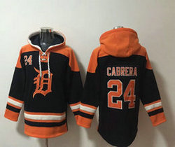 Detroit Tigers #24 Miguel Cabrera Stitched Hoodies