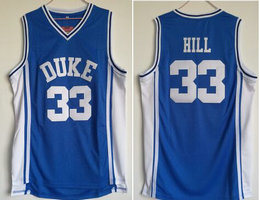 Duke Blue Devils #33 Grant Hill White College Basketball Jersey