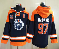 Edmonton Oilers #97 Connor McDavid NHL Stitched Pullover Hoodie