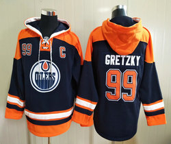 Edmonton Oilers #99 Wayne Gretzky NHL Stitched Pullover Hoodie