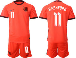 England #11 RASHFORD Away 2022 World Cup National Soccer Jersey