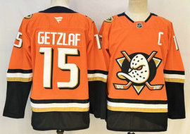 Fanatics Anaheim Ducks #15 Ryan Getzlaf Orange 2026 Authentic Stitched NHL Jersey