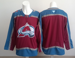 Fanatics Colorado Avalanche Blank Red Authentic Stitched NHL jersey