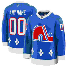 Fanatics Colorado Avalanche Custom Blue Authentic Stitched NHL Jersey