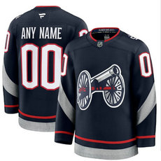 Fanatics Columbus Blue Jackets Custom Blue Authentic Stitched NHL Jersey