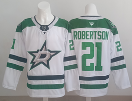 Fanatics Dallas Stars #21 Jason Robertson White Authentic Stitched NHL jersey