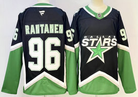 Fanatics Dallas Stars #96 Mikko Rantanen Black Third Authentic Stitched NHL jersey