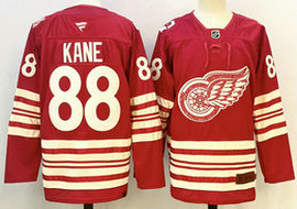 Fanatics Detroit Red Wings #88 Patrick Kane Red 2025 Authentic Stitched NHL Jersey