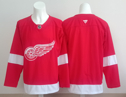 Fanatics Detroit Red Wings Blank Red Authentic Stitched NHL jersey