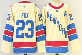 Fanatics New York Rangers #23 Adam Fox Gream classic Stitched Jersey