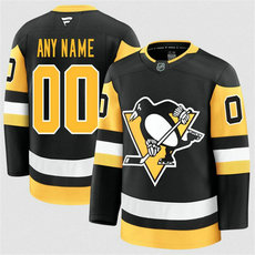 Fanatics Pittsburgh Penguins Custom Black Authentic Stitched NHL Jersey