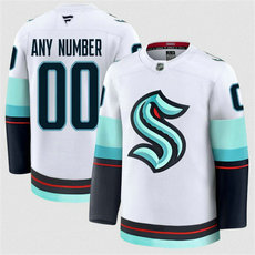 Fanatics Seattle Kraken Custom White Authentic Stitched NHL Jersey