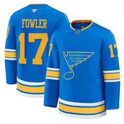 Fanatics St. Louis Blues #17 Cam Fowler Blue Authentic Stitched NHL Jersey