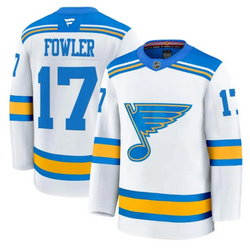Fanatics St. Louis Blues #17 Cam Fowler White Authentic Stitched NHL Jersey