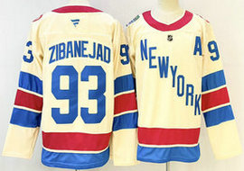 Fanatics St. Louis Blues #93 Mika Zibanejad Cream 2025 Winter Classic NHL Jersey