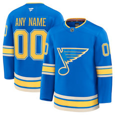 Fanatics St. Louis Blues Custom Light Blue Authentic Stitched NHL Jersey