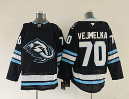 Fanatics Utah Mammoth #70 Karel Vejmelka Navy 2025 Stitched Jersey