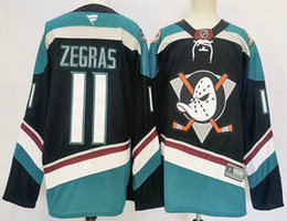 Fanatics Anaheim Ducks #11 Trevor Zegras 2024 Authentic Stitched NHL Jersey