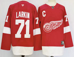 Fanatics Detroit Red Wings #71 Dylan Larkin Red Authentic Stitched NHL Jersey