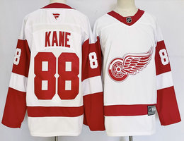 Fanatics Detroit Red Wings #88 Patrick Kane White Authentic Stitched NHL jersey