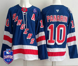 Fanatics New York Rangers #10 Artemi Panarin Blue Champion (1920,1933,1940,1994)Jersey