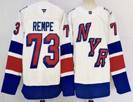 Fever New York Rangers #73 Matt Rempe White 2024-2025 Stadium Series Stitched Jersey