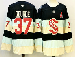 Fanatics Seattle Kraken #37 Yanni Gourde Winter Classic NHL Jersey Stitched Jersey