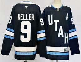 Fever Utah #9 Clayton Keller Navy Authentic Stitched NHL Jersey