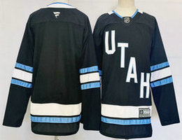 Fever Utah Blank Navy Authentic Stitched NHL Jersey