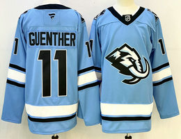 Fanatics Utah Mammoth #11 Dylan Guenther Light Blue Stitched Jersey