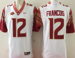 Florida State Seminoles #12 Deondre Francois White College Stitched NCAA Jersey