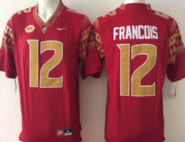 Florida State Seminoles #12 Deondre Francois red College Stitched NCAA Jersey