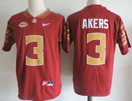Florida State Seminoles #3 Cam Akers Red Limited College Football Jersey