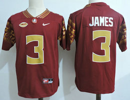 Florida State Seminoles #3 Derwin James Red Limited College Football Jersey