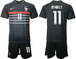 France #11 DEMBELE Home 2022 World Cup National Soccer Jersey