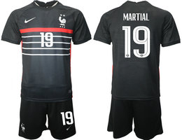 France #19 MARTIAL Home 2022 World Cup National Soccer Jersey