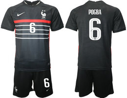 France #6 POGBA Home 2022 World Cup National Soccer Jersey