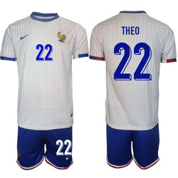 France 2024-25 #22 THEO Away Soccer Jersey