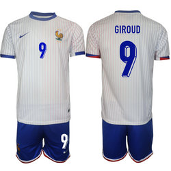 France 2024-25 #9 GIROUD Away Soccer Jersey