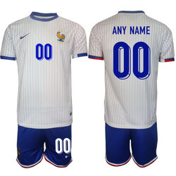 France 2024-25 Any Name Away Soccer Jersey