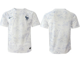 France Blank Away 2022-2023 National Soccer Jersey