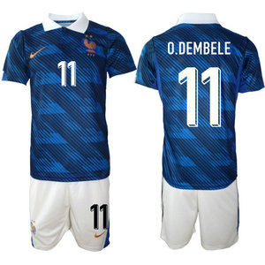 France #11 O.Dembele Home 2026 World Cup Soccer jersey