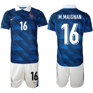 France #16 M.Maignan Home 2026 World Cup Soccer jersey