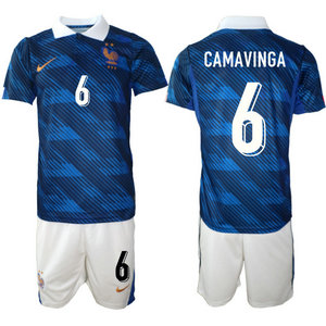 France #6 Camavinga Home 2026 World Cup Soccer jersey