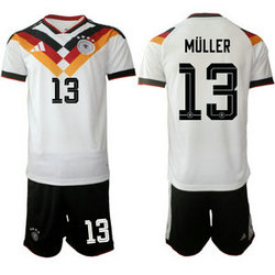 Germany #13 Muller Home 2026 World Cup Soccer jersey