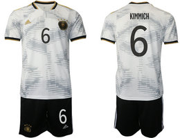 Germany #6 KIMMICH Home 2022 World Cup National Soccer Jersey