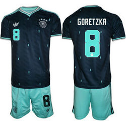 Germany #8 Goretzka Away 2026 World Cup Soccer jersey
